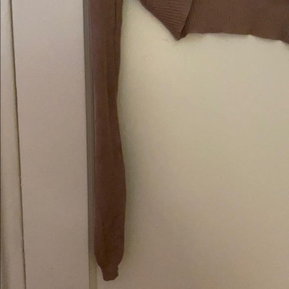 2Bebe cropped brown cardigan size: S - Picture 3 of 9